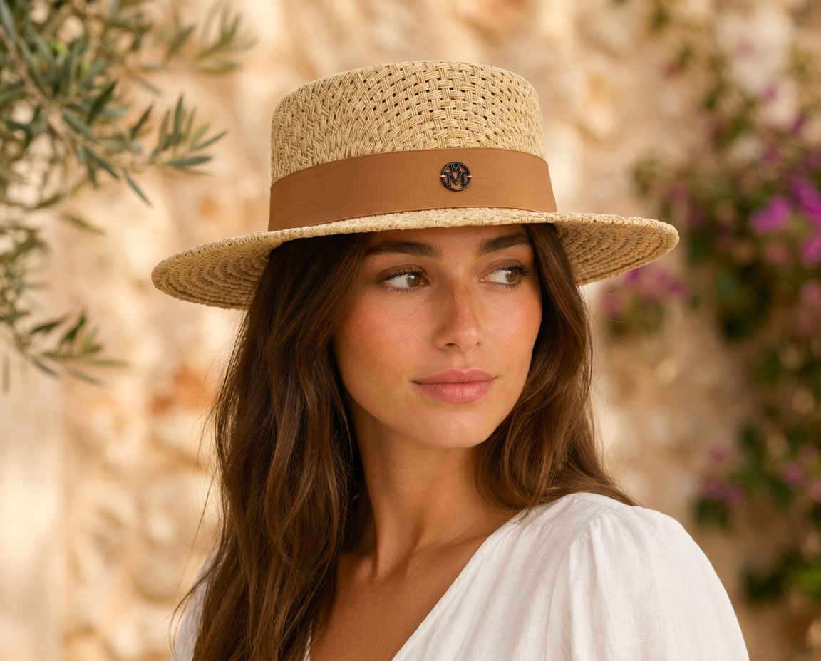 Soleil — Chapeau de paille naturelle